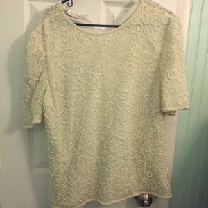 Vintage Beaded Glam Top!